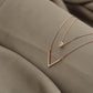 Rose Gold V- Shaped Double Layer Necklace