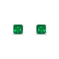 Green Silver Studs