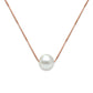 Rose Gold White Pearl Pendant