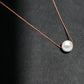 Rose Gold White Pearl Pendant