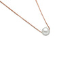Rose Gold White Pearl Pendant