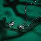 Round Shimmering Silver Mangalsutra