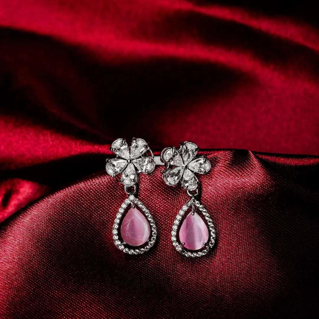 Silver Drop Earrings