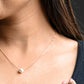 Rose Gold White Pearl Pendant