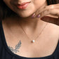 Rose Gold White Pearl Pendant
