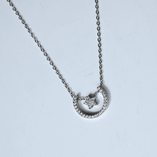 "Silver necklace - Elegant accessory crafted with sterling silver for timeless style and charm."
