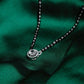 Round Shimmering Silver Mangalsutra