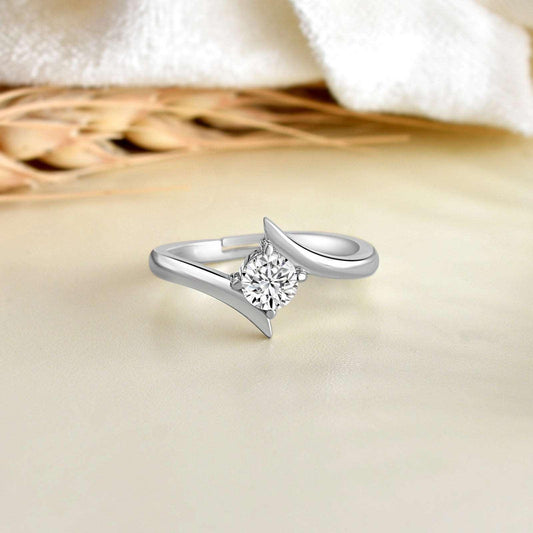 Beads ring silver