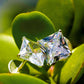 Square Solitaire Silver Tops