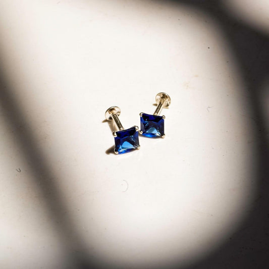 Elegant Blue Silver Tops