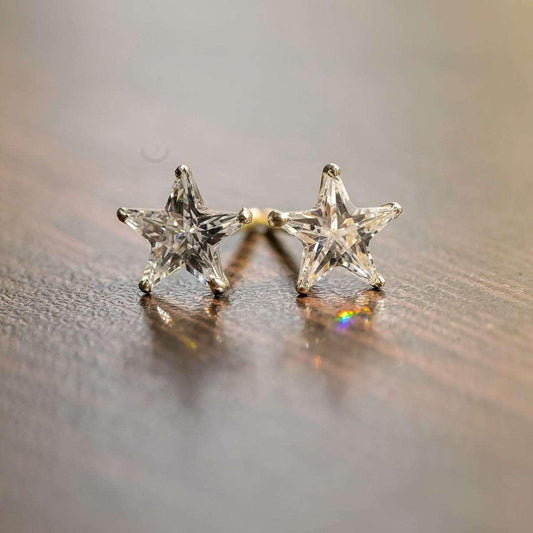 Star Zirconia Earrings