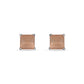 "Sterling silver earrings with a classic finish and support"