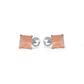 Trending Earrings peach colour tops