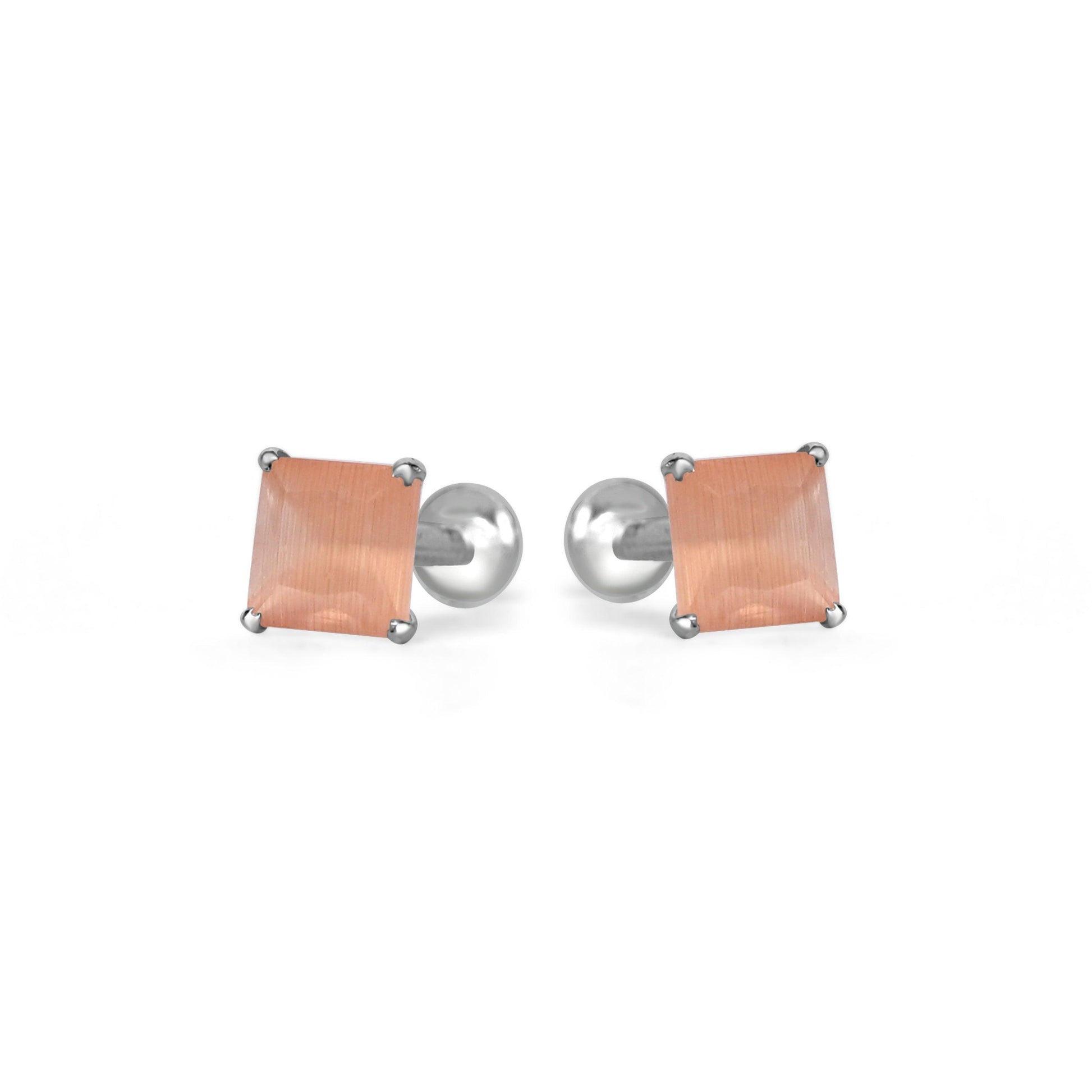 Trending Earrings peach colour tops